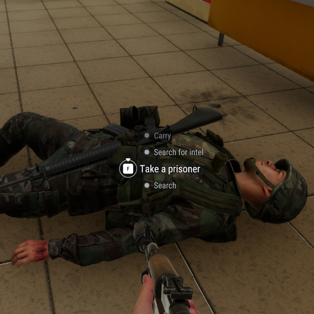 Taking a prisoner of war